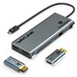 WAVLINK WL-UTD05H Thunderbolt 3 Dual 4K Mini Docking Station Converter With 2 DP to HD Adapters - free shipping - PMC TechLife - Order now!