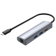 WAVLINK WL-UHP3408 USB HUB Adapter 4-in-1 Type-C to HD + 2xUSB3.0 + Gigabit RJ45 Docking Station - free shipping - PMC TechLife - Order now!