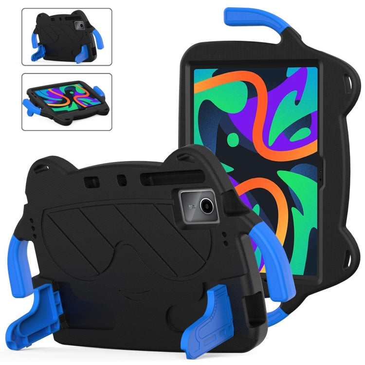 For Lenovo Xiaoxin Pad 2024/Tab M11 Ice Baby EVA Shockproof Hard PC Tablet Case(Black+Blue)