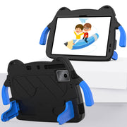 For Lenovo Xiaoxin Pad 2024/Tab M11 Ice Baby EVA Shockproof Hard PC Tablet Case(Black+Blue)