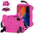 For TCL Tab 11 9466x3 Ice Baby EVA Shockproof Hard PC Tablet Case(Rose Red+Black) - free shipping - PMC TechLife - Order now!