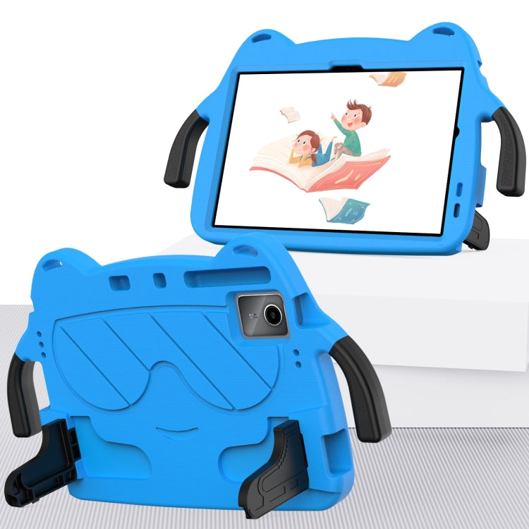 For TCL Tab 11 9466x3 Ice Baby EVA Shockproof Hard PC Tablet Case(Sky Blue+Black)