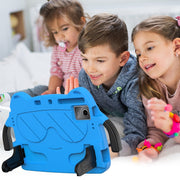 For TCL Tab 11 9466x3 Ice Baby EVA Shockproof Hard PC Tablet Case(Sky Blue+Black)