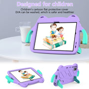 For TCL Tab 11 9466x3 Ice Baby EVA Shockproof Hard PC Tablet Case(Light Purple+Mint Green)
