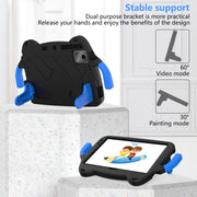 For TCL Tab 11 9466x3 Ice Baby EVA Shockproof Hard PC Tablet Case(Black+Blue)