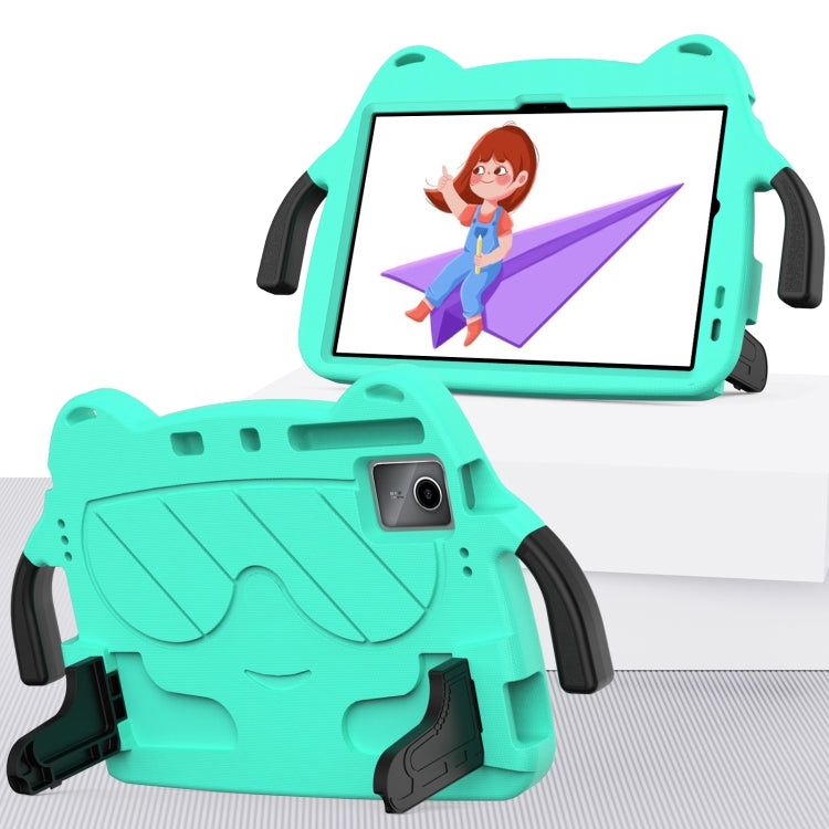 For TCL NxtPader 11 2023 Ice Baby EVA Shockproof Hard PC Tablet Case(Mint Green+Black)