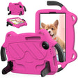 For TCL Tab 8 Gen2 2024 Ice Baby EVA Shockproof Hard PC Tablet Case(Rose Red+Black) - Others by PMC TechLife | Online Shopping South Africa | PMC TechLife | Buy Now Pay Later Mobicred