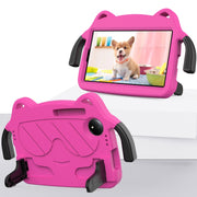 For TCL Tab 8 Gen2 2024 Ice Baby EVA Shockproof Hard PC Tablet Case(Rose Red+Black)