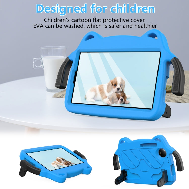 For TCL Tab 8 Gen2 2024 Ice Baby EVA Shockproof Hard PC Tablet Case(Sky Blue+Black)