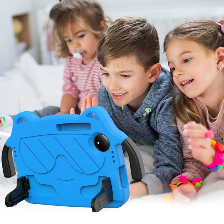For TCL Tab 8 Gen2 2024 Ice Baby EVA Shockproof Hard PC Tablet Case(Sky Blue+Black)