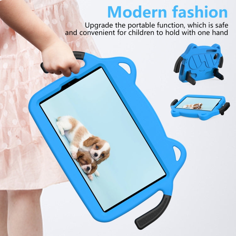 For TCL Tab 8 Gen2 2024 Ice Baby EVA Shockproof Hard PC Tablet Case(Sky Blue+Black)