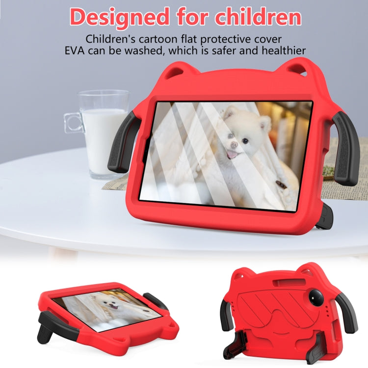For TCL Tab 8 Gen2 2024 Ice Baby EVA Shockproof Hard PC Tablet Case(Red+Black)