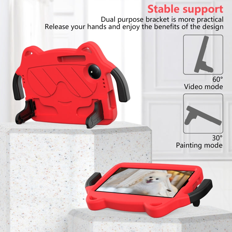 For TCL Tab 8 Gen2 2024 Ice Baby EVA Shockproof Hard PC Tablet Case(Red+Black)