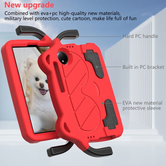 For TCL Tab 8 Gen2 2024 Ice Baby EVA Shockproof Hard PC Tablet Case(Red+Black)