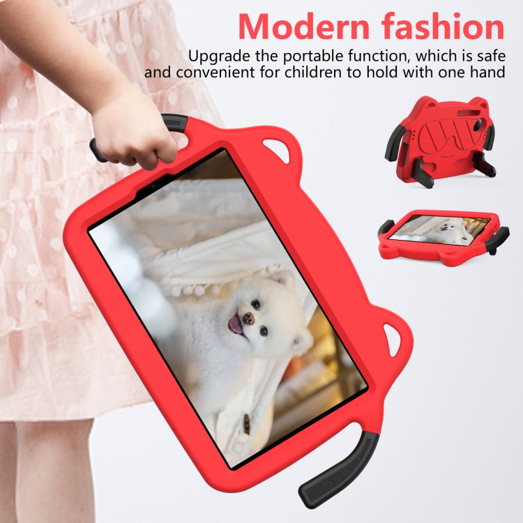 For TCL Tab 8 Gen2 2024 Ice Baby EVA Shockproof Hard PC Tablet Case(Red+Black)