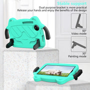 For TCL Tab 8 Gen2 2024 Ice Baby EVA Shockproof Hard PC Tablet Case(Mint Green+Black)