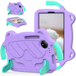 For TCL Tab 8 Gen2 2024 Ice Baby EVA Shockproof Hard PC Tablet Case(Light Purple+Mint Green) - Others by PMC TechLife | Online Shopping South Africa | PMC TechLife | Buy Now Pay Later Mobicred