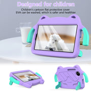 For TCL Tab 8 Gen2 2024 Ice Baby EVA Shockproof Hard PC Tablet Case(Light Purple+Mint Green)