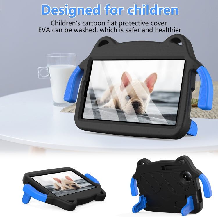 For TCL Tab 8 Gen2 2024 Ice Baby EVA Shockproof Hard PC Tablet Case(Black+Blue)