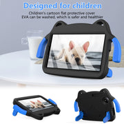 For TCL Tab 8 Gen2 2024 Ice Baby EVA Shockproof Hard PC Tablet Case(Black+Blue)