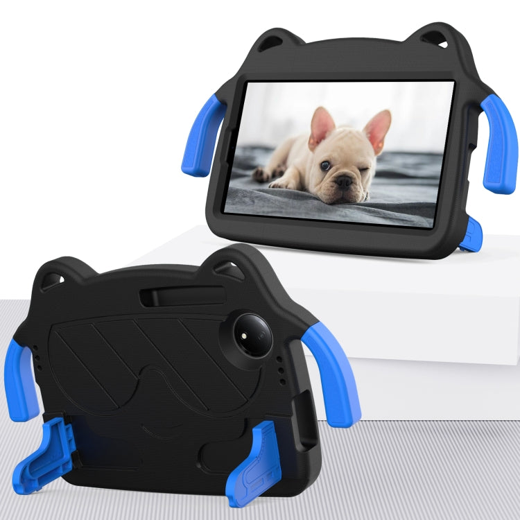 For TCL Tab 8 Gen2 2024 Ice Baby EVA Shockproof Hard PC Tablet Case(Black+Blue)