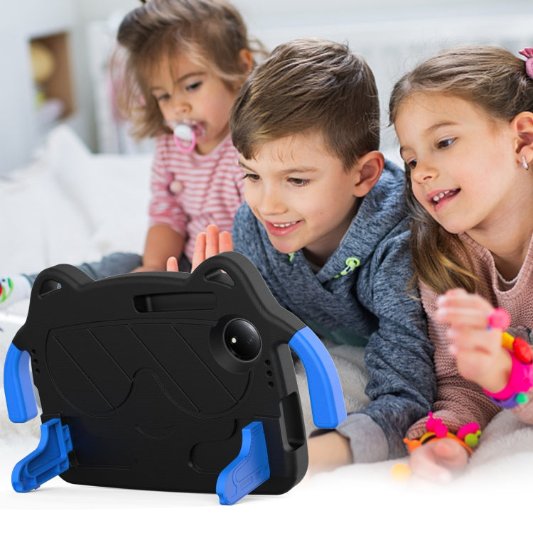 For TCL Tab 8 Gen2 2024 Ice Baby EVA Shockproof Hard PC Tablet Case(Black+Blue)