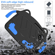For TCL Tab 8 Gen2 2024 Ice Baby EVA Shockproof Hard PC Tablet Case(Black+Blue)