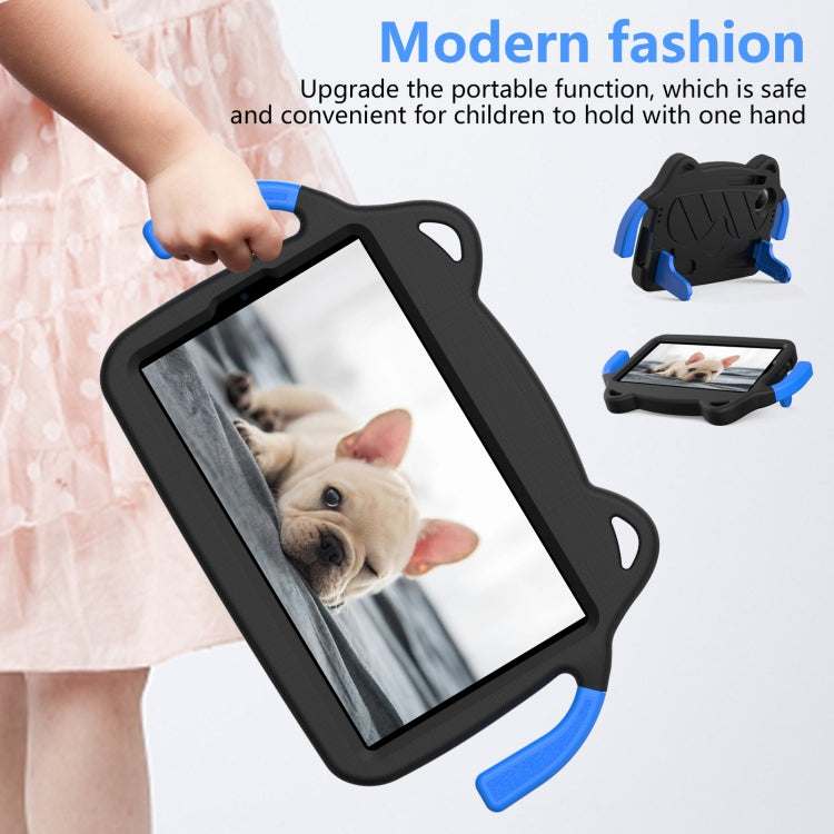For TCL Tab 8 Gen2 2024 Ice Baby EVA Shockproof Hard PC Tablet Case(Black+Blue)