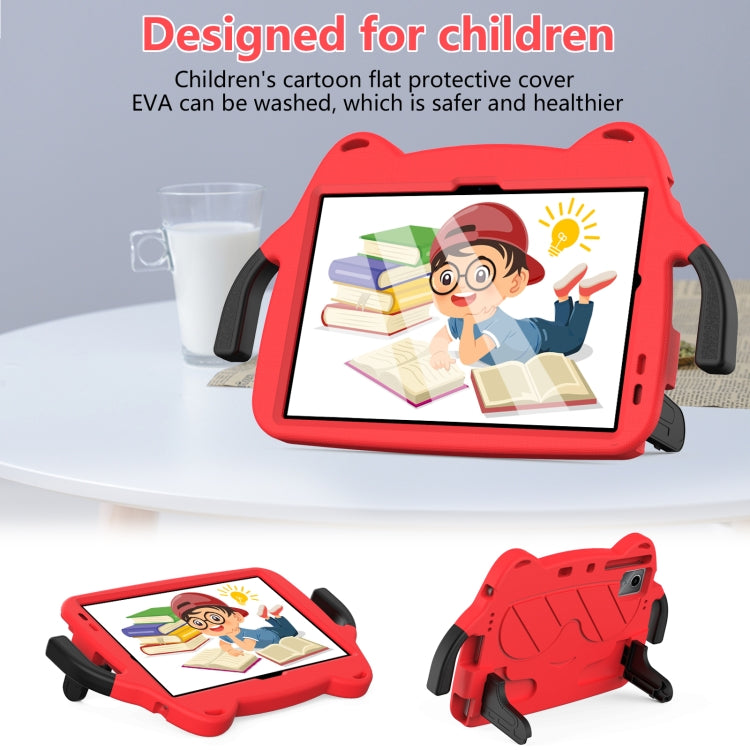 For DOOGEE T30 Pro 11 2023 Ice Baby EVA Shockproof Hard PC Tablet Case(Red+Black)