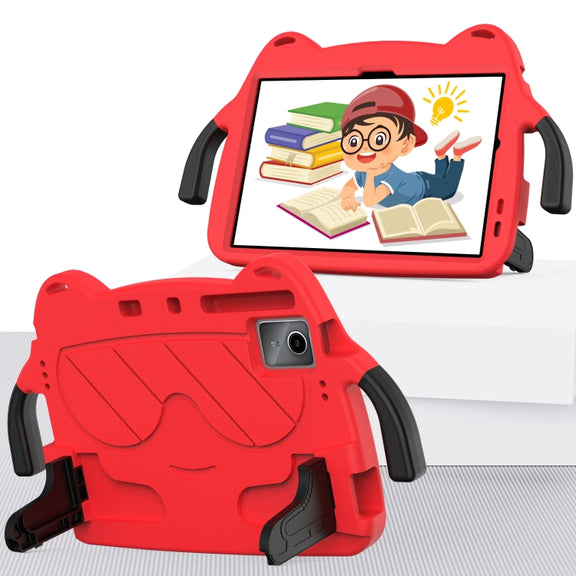 For DOOGEE T30 Pro 11 2023 Ice Baby EVA Shockproof Hard PC Tablet Case(Red+Black)
