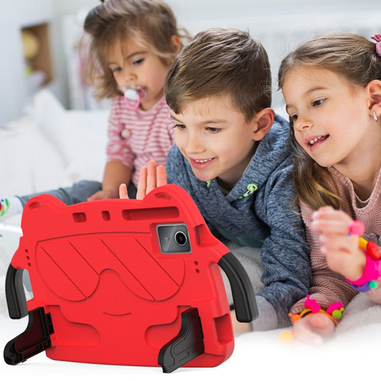 For DOOGEE T30 Pro 11 2023 Ice Baby EVA Shockproof Hard PC Tablet Case(Red+Black)