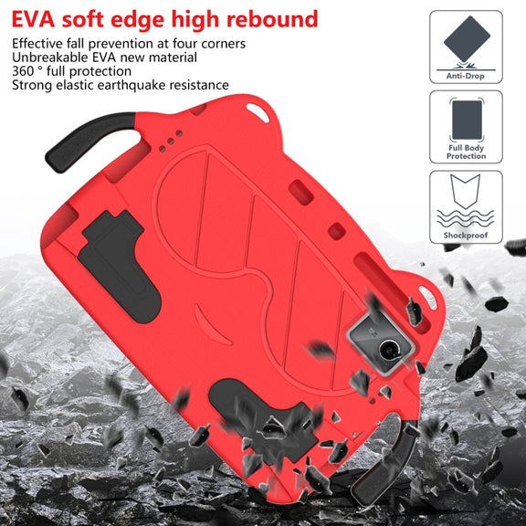 For DOOGEE T30 Pro 11 2023 Ice Baby EVA Shockproof Hard PC Tablet Case(Red+Black)