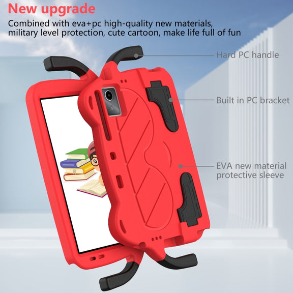 For DOOGEE T30 Pro 11 2023 Ice Baby EVA Shockproof Hard PC Tablet Case(Red+Black)