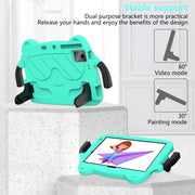 For DOOGEE T30 Pro 11 2023 Ice Baby EVA Shockproof Hard PC Tablet Case(Mint Green+Black)