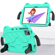 For DOOGEE T30 Pro 11 2023 Ice Baby EVA Shockproof Hard PC Tablet Case(Mint Green+Black)