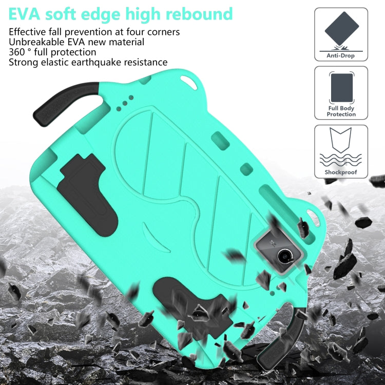 For DOOGEE T30 Pro 11 2023 Ice Baby EVA Shockproof Hard PC Tablet Case(Mint Green+Black)