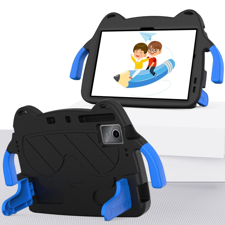 For DOOGEE T30 Pro 11 2023 Ice Baby EVA Shockproof Hard PC Tablet Case(Black+Blue)
