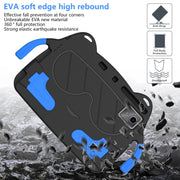 For DOOGEE T30 Pro 11 2023 Ice Baby EVA Shockproof Hard PC Tablet Case(Black+Blue)