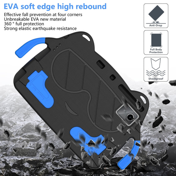 For DOOGEE T30 Pro 11 2023 Ice Baby EVA Shockproof Hard PC Tablet Case(Black+Blue)