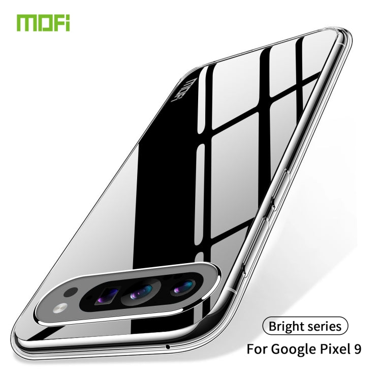 For Google Pixel 9 MOFI Ming Series Transparent Ultra-thin TPU Phone Case(Transparent)