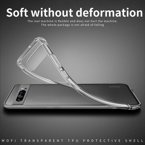 For Google Pixel 9 MOFI Ming Series Transparent Ultra-thin TPU Phone Case(Transparent)
