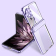 For OPPO Find N3 Flip Electroplated Case-film Integral Hinge Shockproof Phone Case(Purple) - OPPO Cases by PMC TechLife | Online Shopping South Africa | PMC TechLife | Buy Now Pay Later Mobicred