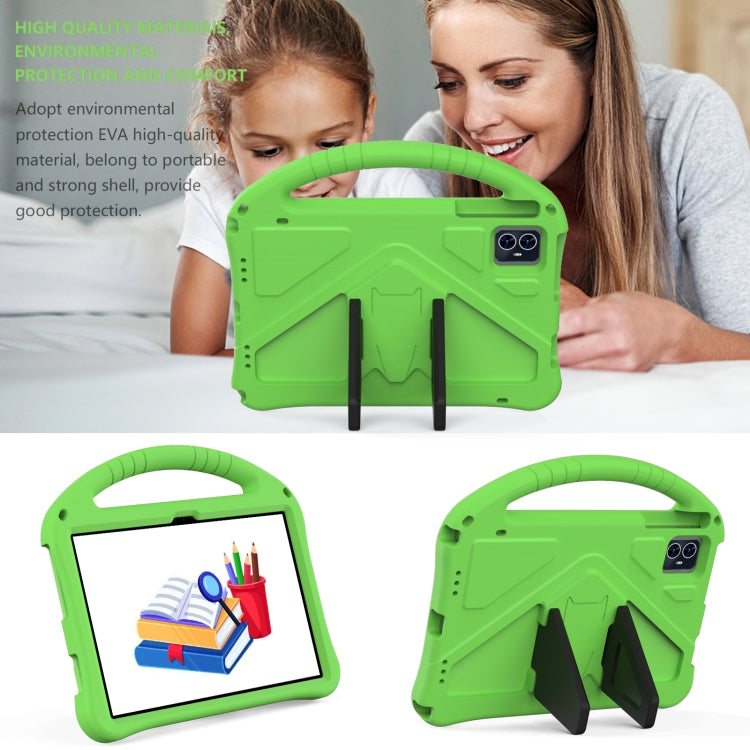 For Teclast M50 HD 10.1 / M50 Pro EVA Shockproof Tablet Case with Holder(Green)