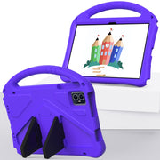 For Blackview Tab 80 10.1 2023 EVA Shockproof Tablet Case with Holder(Purple)