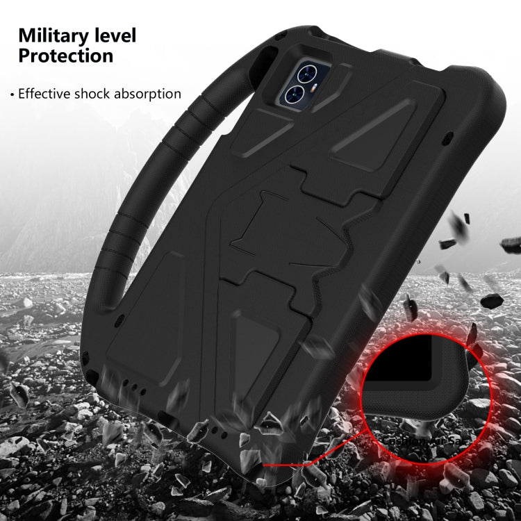 For Blackview Tab 80 10.1 2023 EVA Shockproof Tablet Case with Holder(Black)