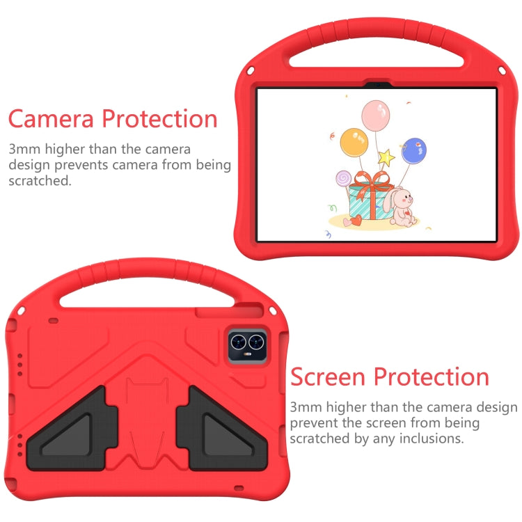 For Blackview Tab 80 10.1 2023 EVA Shockproof Tablet Case with Holder(Red)