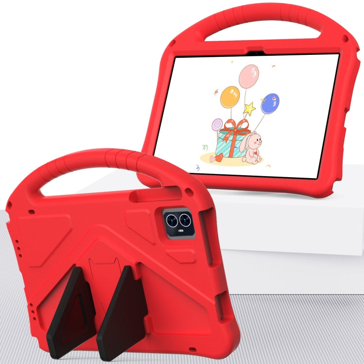 For Blackview Tab 80 10.1 2023 EVA Shockproof Tablet Case with Holder(Red)
