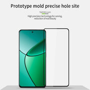 For Realme 12+ MOFI 9H 2.5D Full Screen Tempered Glass Film(Black)