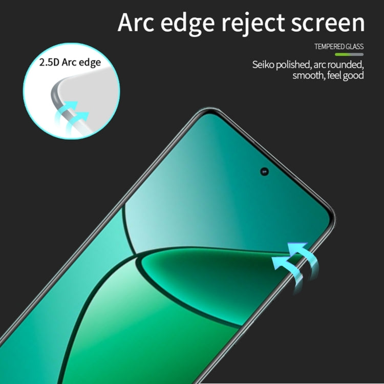 For Realme 12+ MOFI 9H 2.5D Full Screen Tempered Glass Film(Black)