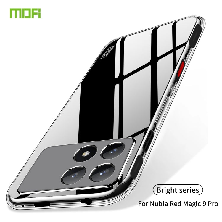 For Nubia Red Magic 9 Pro / 9 Pro+ MOFI Ming Series Transparent Ultra-thin TPU Phone Case(Transparent)